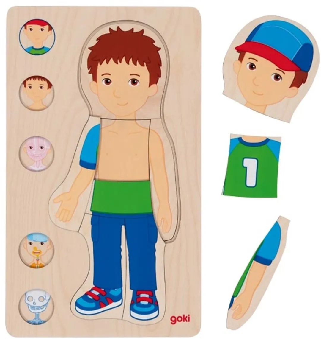 Goki Puzzle Boy - 29 Stuks - Multicolor