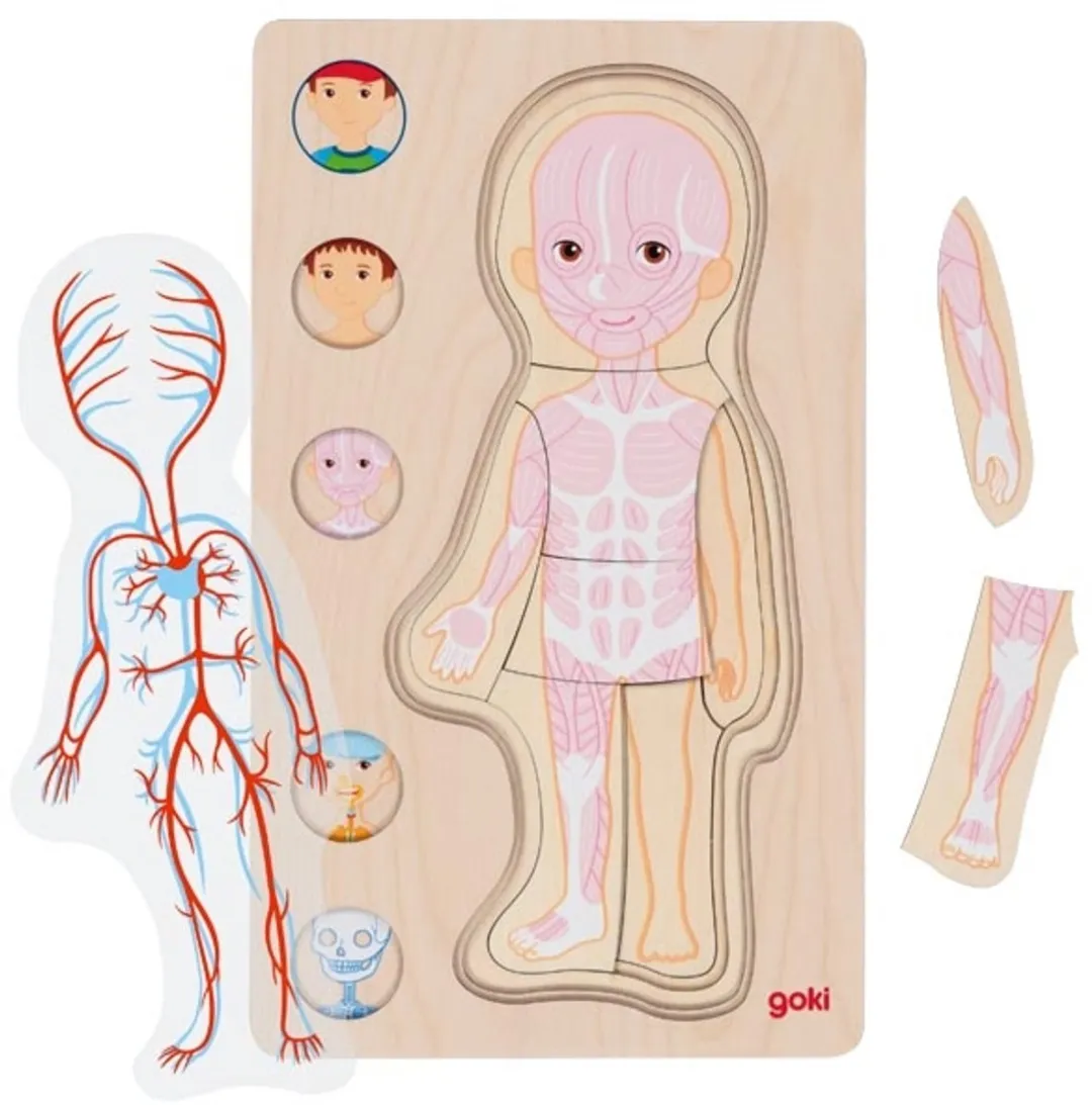 Goki Puzzle Boy - 29 Stuks - Multicolor