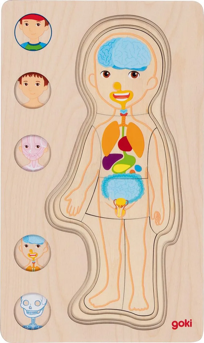 Goki Puzzle Boy - 29 Stuks - Multicolor