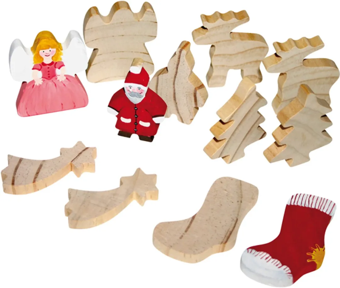 Eduplay Houten Kerstfiguren Set