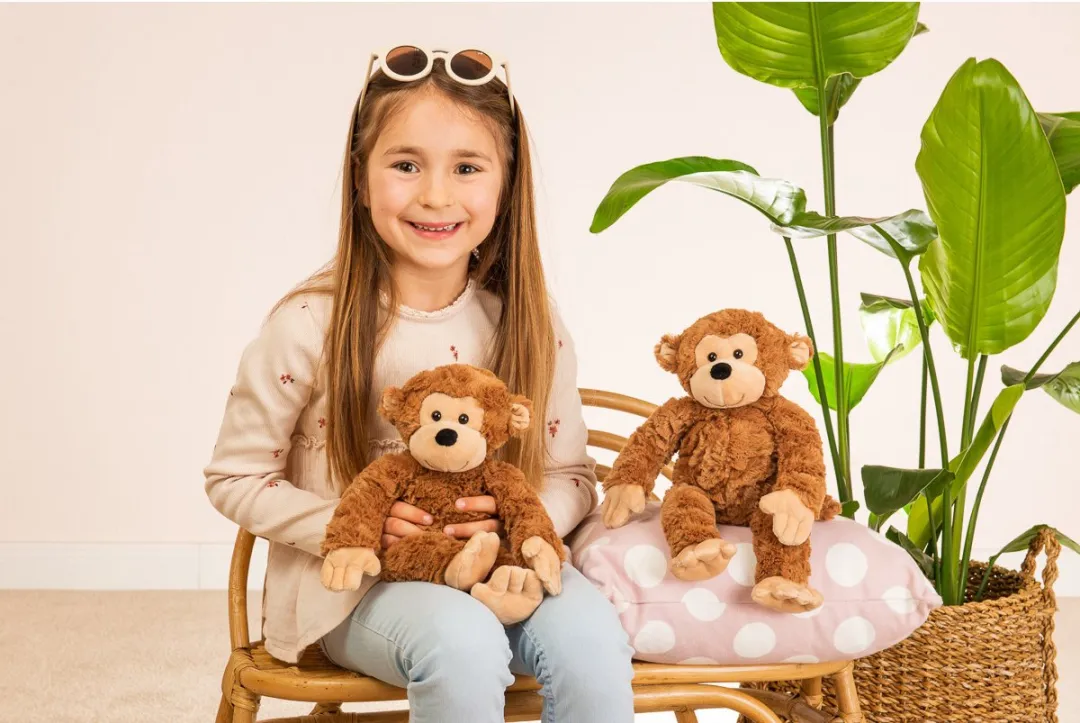Teddy Hermann Knuffeldier Aap Fritz - 32cm - Lichtbruin