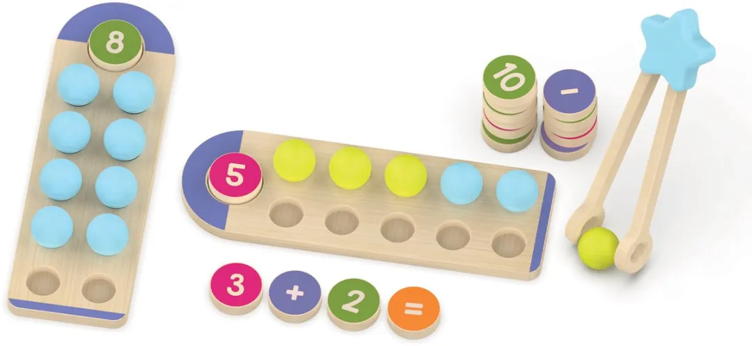 Learning Resources Houten Tel- en Matchset 950EI1406