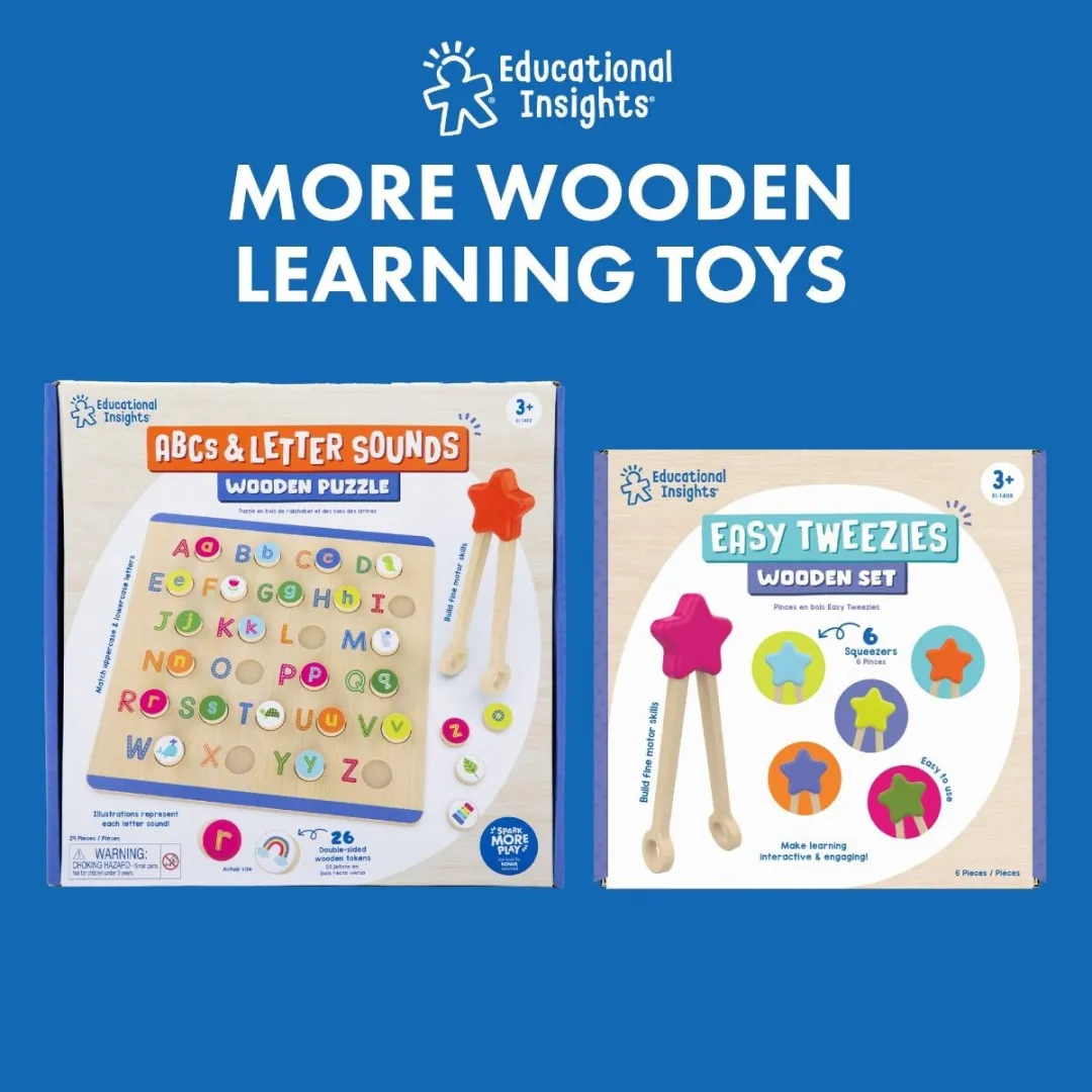 Learning Resources Houten Tel- en Matchset 950EI1406 - Multicolor