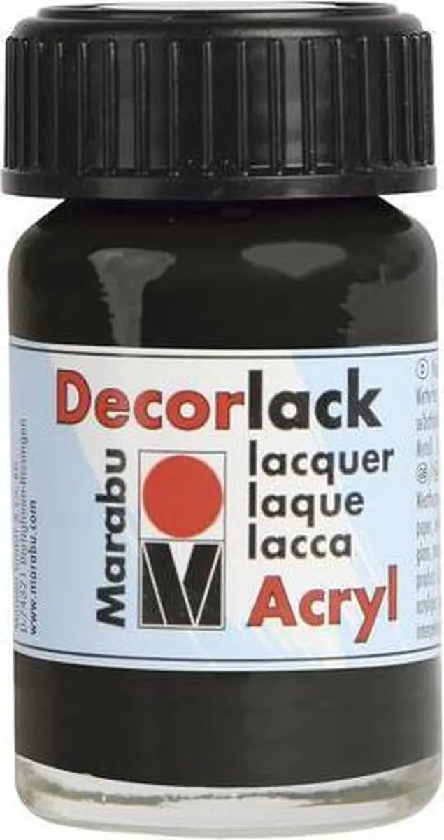 Marabu Decorlack Acryl 15ml - Wit