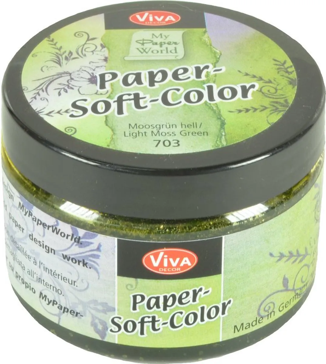 Viva Decor Papersoft Light Moss Green 50ml