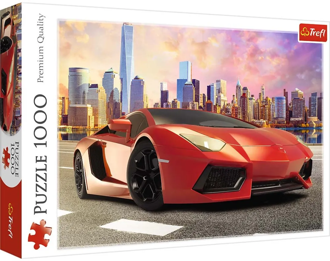 Trefl Puzzel Zonsondergangs Rit 1000 Stukjes - Auto