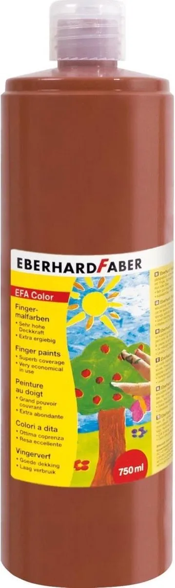 Eberhard Faber EFAColor Vingerverf Rood 750ml