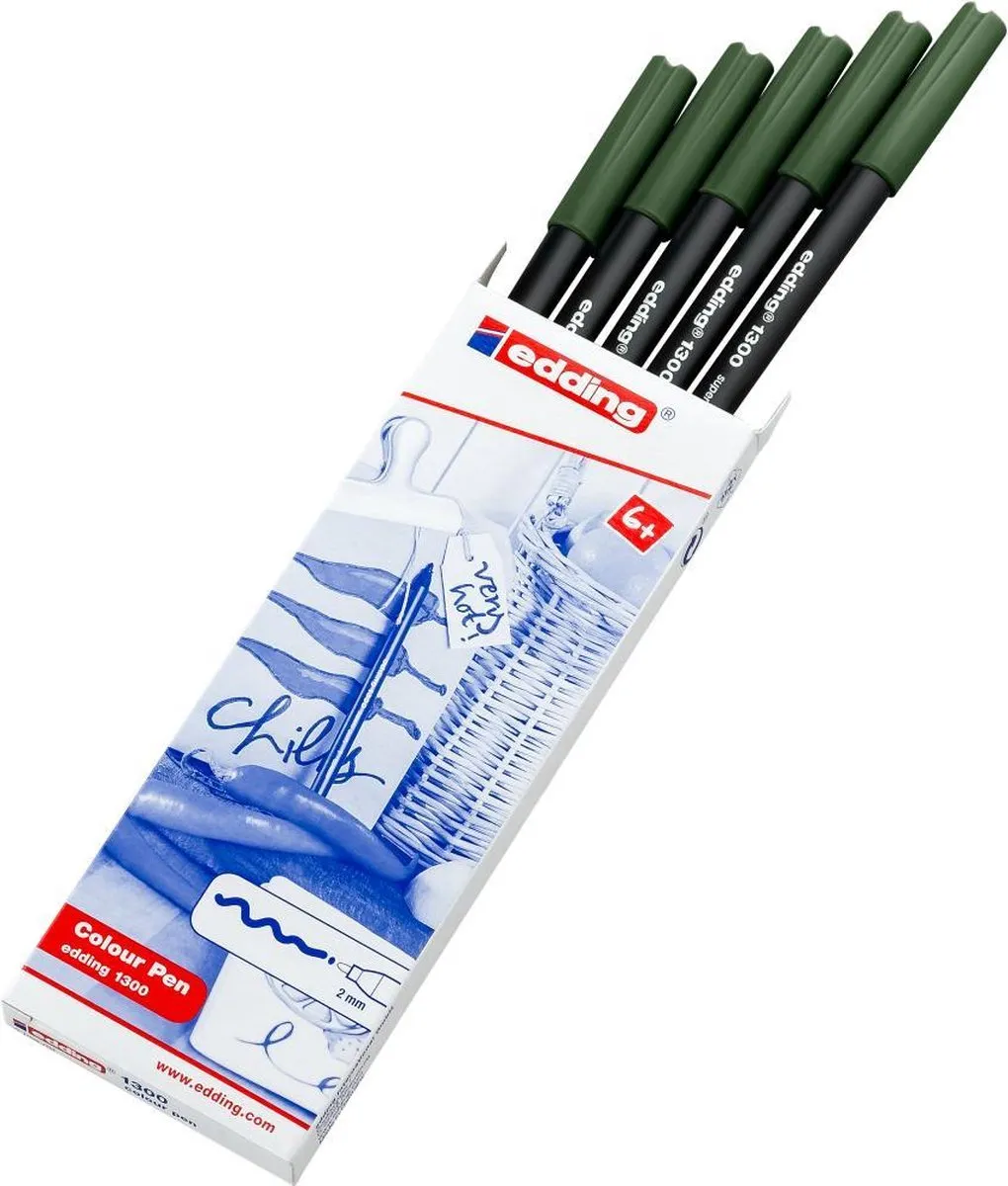 edding 1300-15 Color Pen - Groen-Olijf