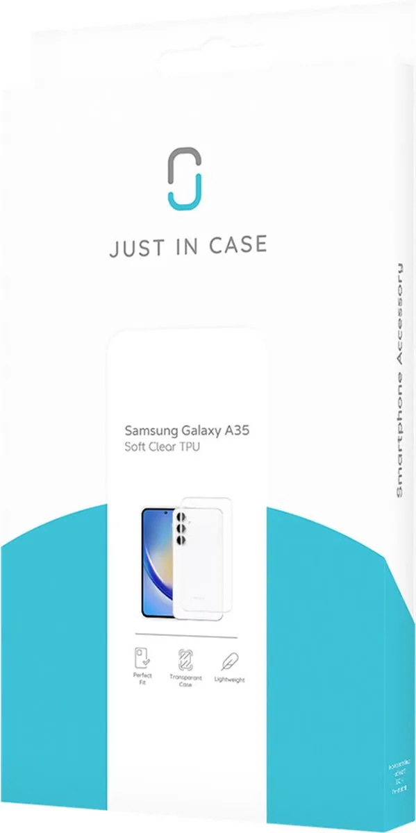 Just in Case Cazy Hoesje Samsung Galaxy A35 - Siliconen - Transparant - MPN 8326768 - afbeelding 3 van 6