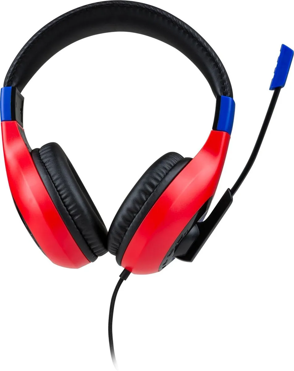 Bigben Stereo Gaming Headset V1 Nintendo Switch - Blauw/Rood