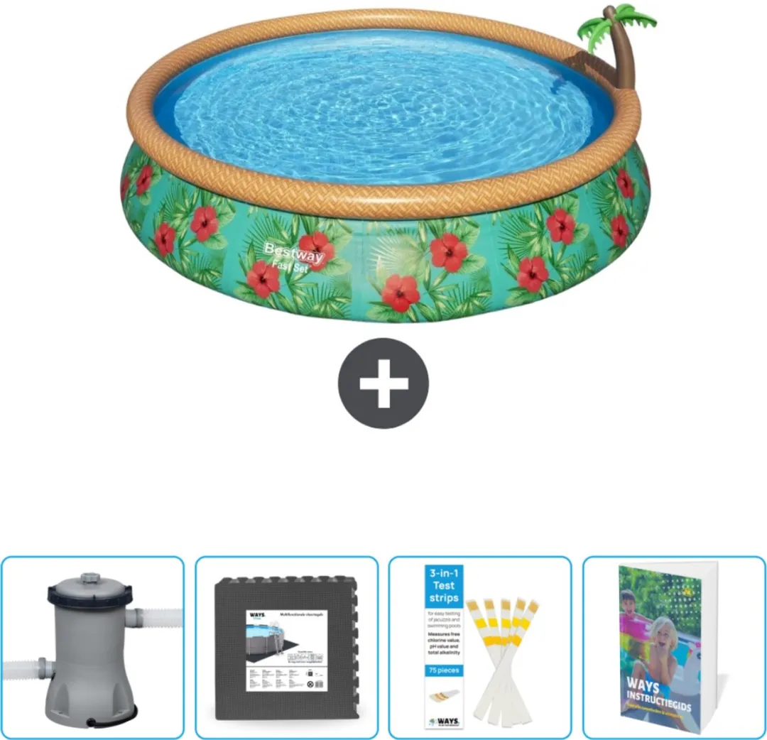 Bestway Fast Set Rond Zwembad 457x84cm