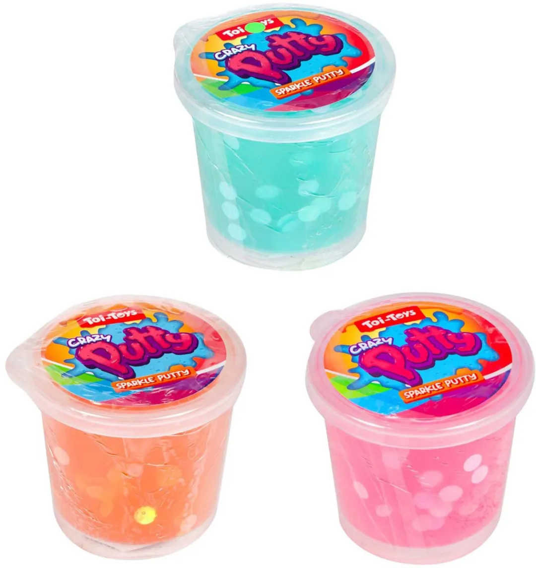 Toi-Toys Crazy Putty Glitters - Multi kleuren
