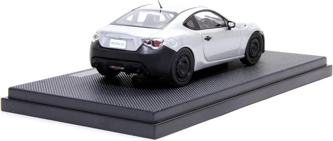 Toyota 86 RC 1:43 Ebbro - Zilver/Zwart