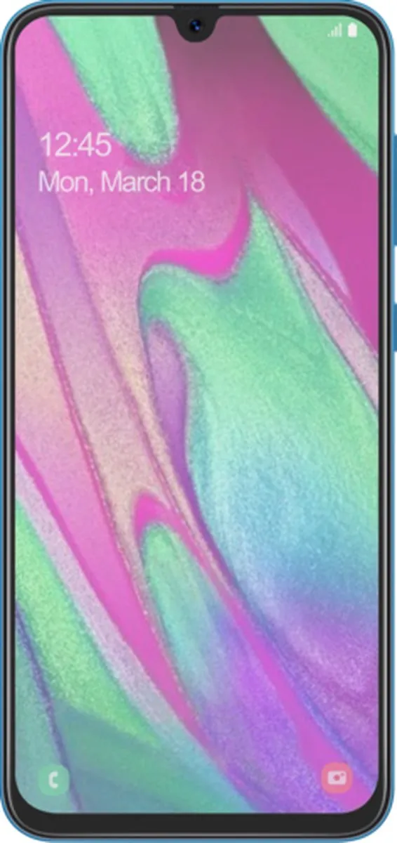 Azuri RINOX ARMOR Screenprotector Samsung Galaxy A40 - Zwart