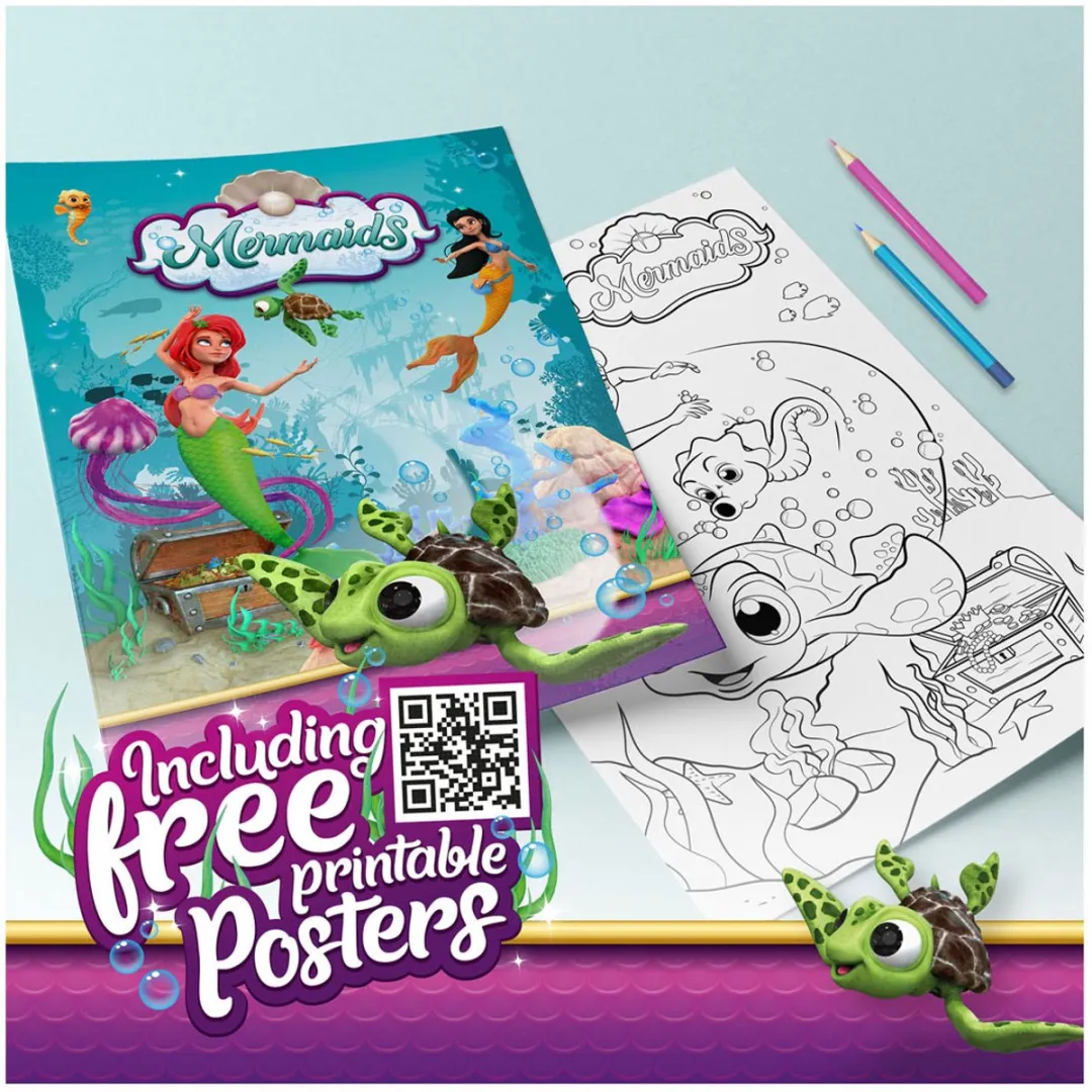 Toi-Toys Mermaids Zeemeermin Met Bewegende Staart 05850A - Multicolor