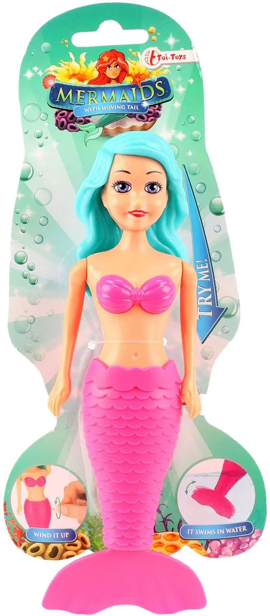 Toi-Toys Mermaids Zeemeermin Met Bewegende Staart 05850A - Multicolor