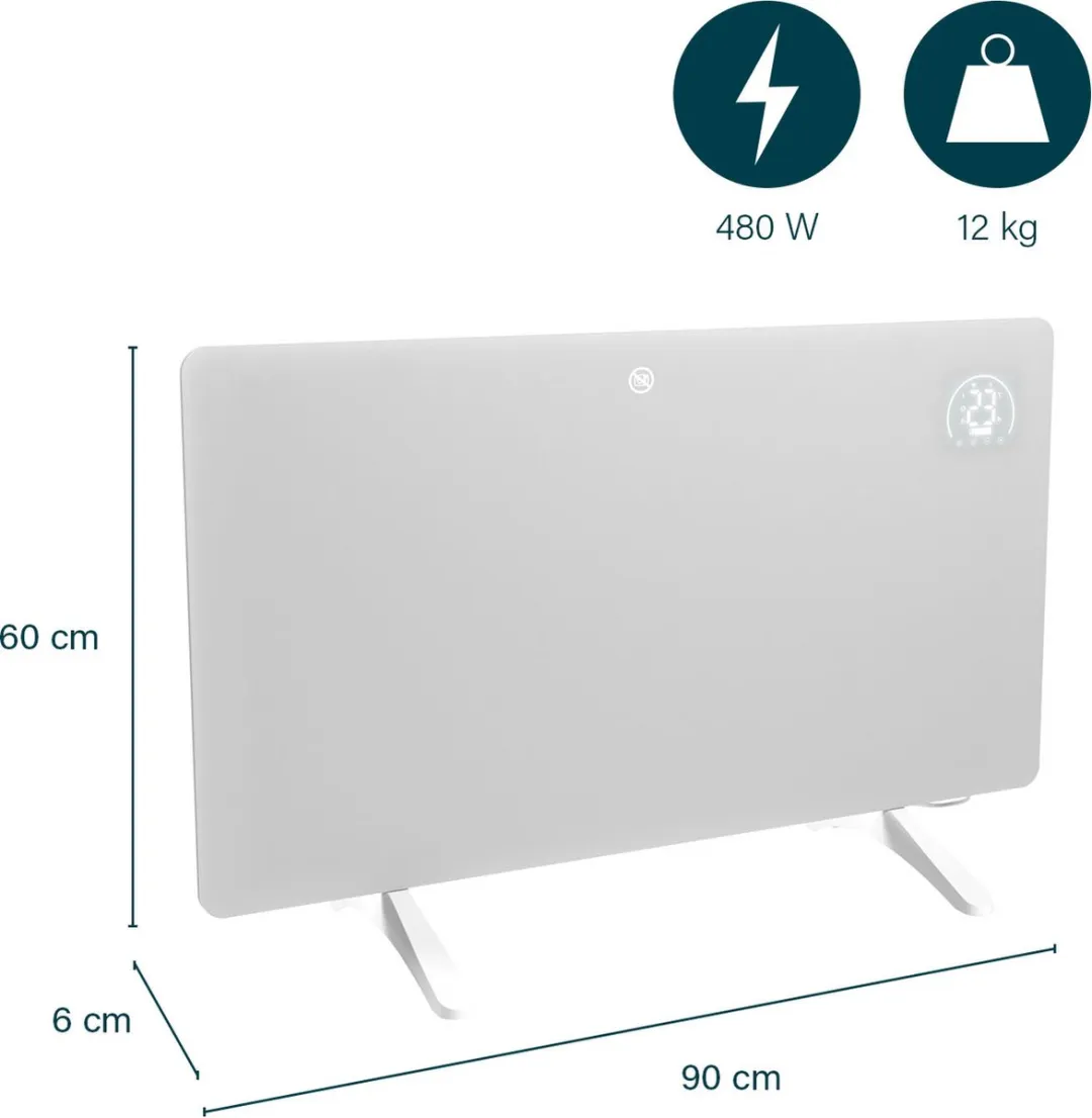 Princess 348348 Infraroodpaneel 480W - Wit