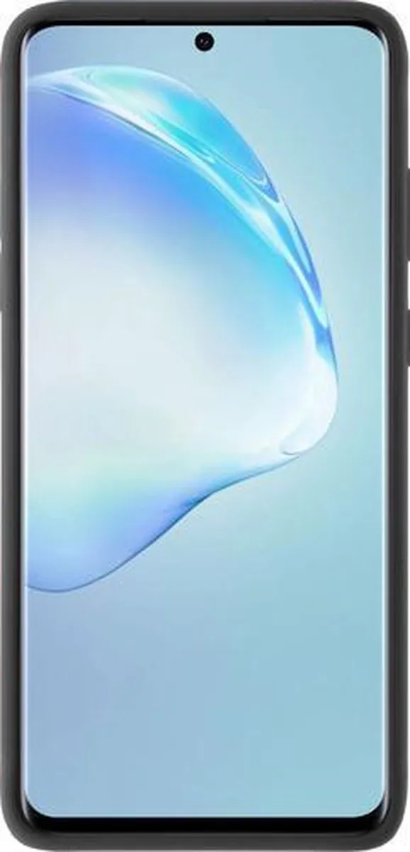 Azuri MH by Liquid Silicon Hoesje - Zwart - Samsung Galaxy S20 Plus