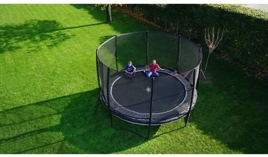 EXIT PeakPro Trampoline 390cm - Zwart - afbeelding 6 van 6