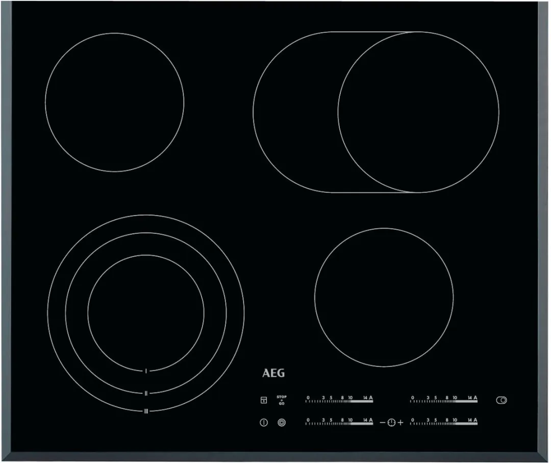 AEG HK654070FB Keramische Kookplaat - 4 Zones - Zwart