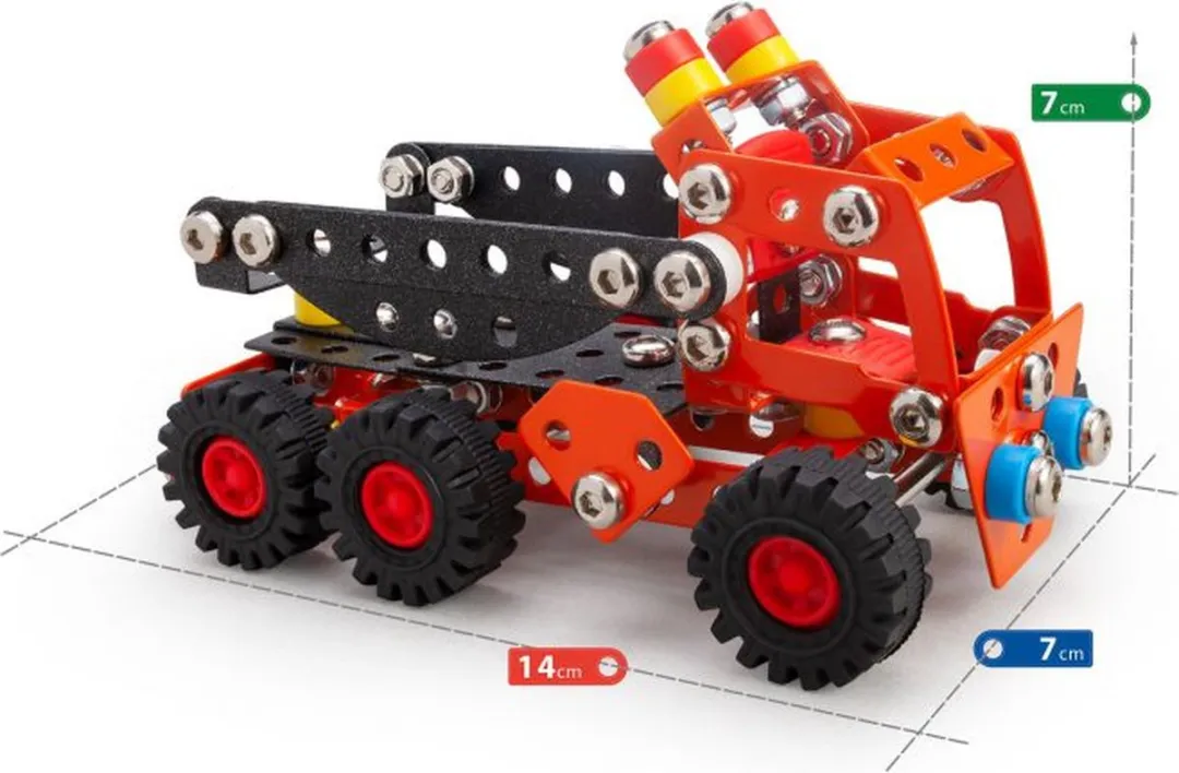 Alexander Toys Constructor Vrachtwagen - 195 Stuks - Multicolor