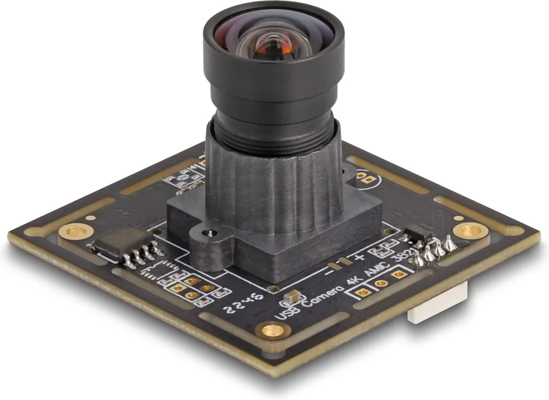 Delock 12073 Webcam 8,3 MP - Zwart