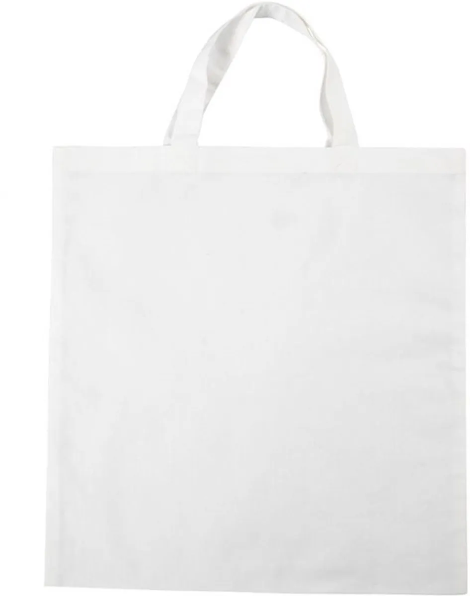 Creativ Company Katoenen Tas 42cm - Wit