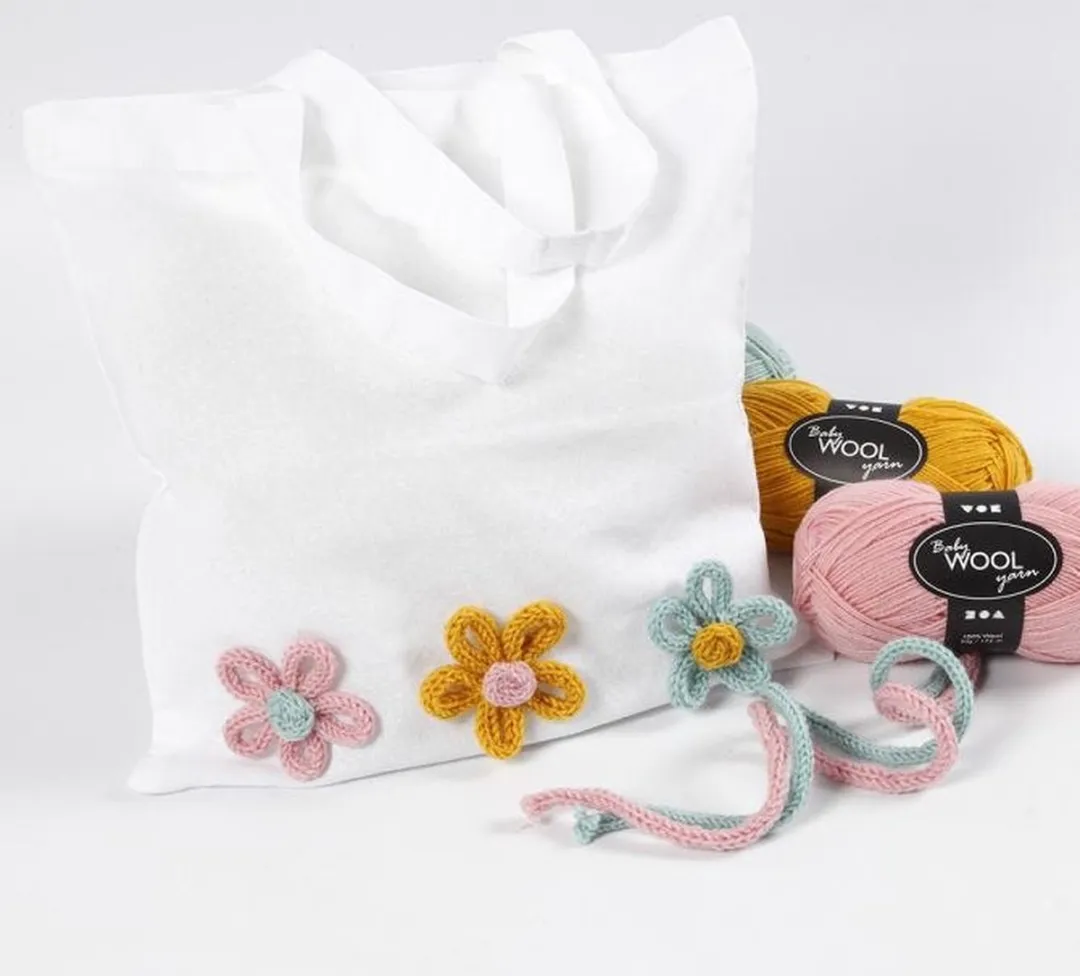 Creativ Company Katoenen Tas 42cm - Wit