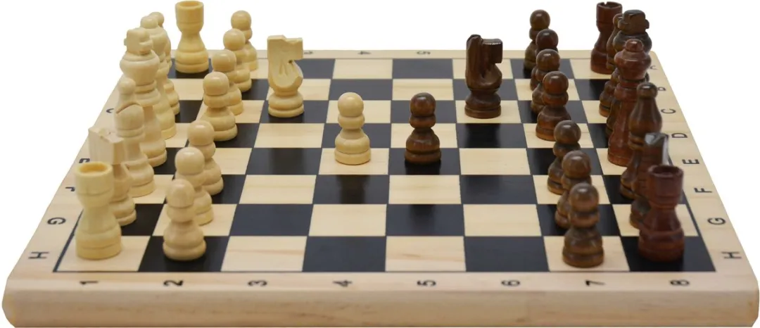 HOT Games Schaak-Dam-Set Hout 29x29cm - MPN 670237