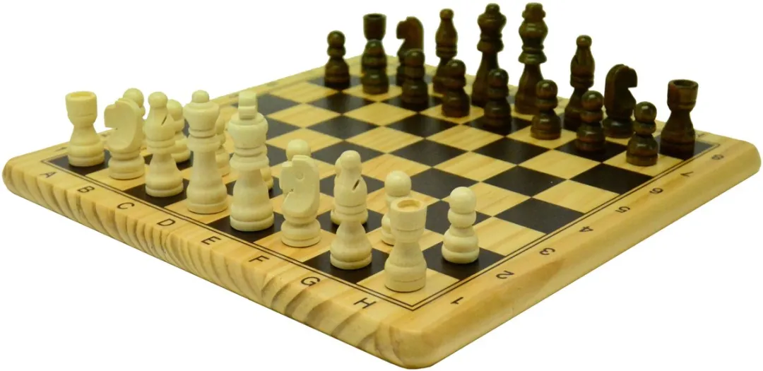 HOT Games Schaak-Dam-Set Hout 29x29cm - MPN 670237