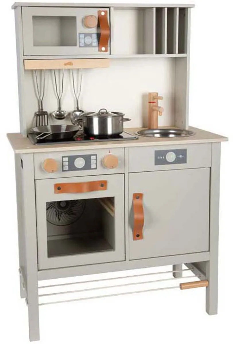 Small Foot Houten Speelkeuken Tasty Grijs - Multikleur