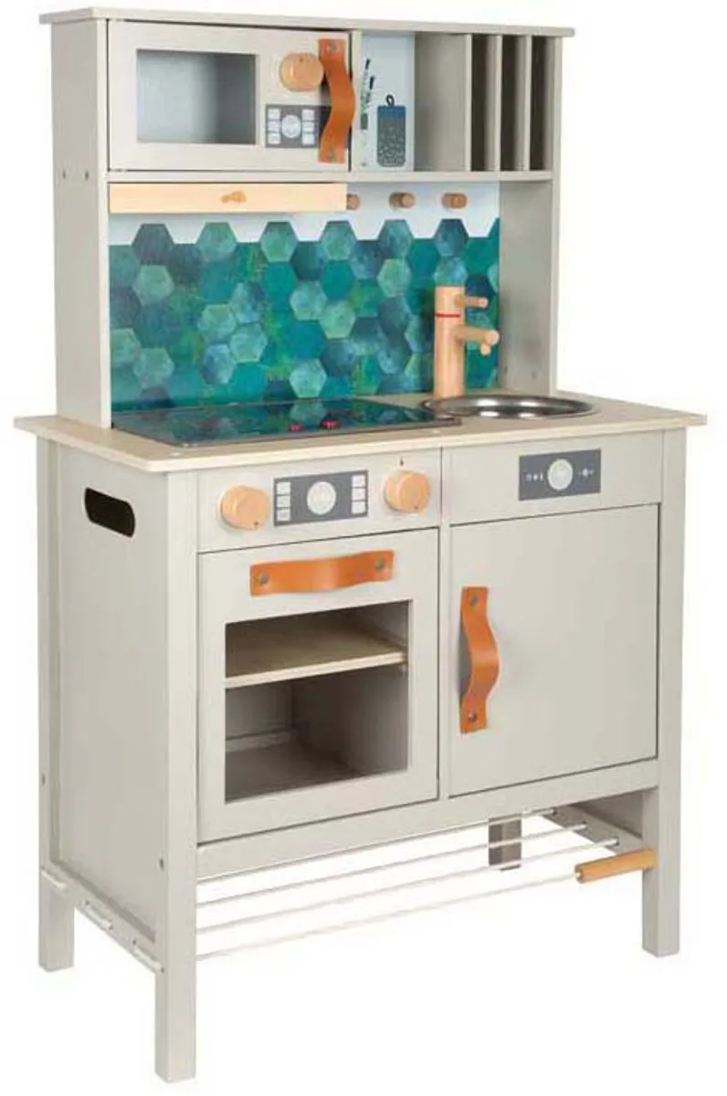 Small Foot Houten Speelkeuken Tasty Grijs - Multikleur