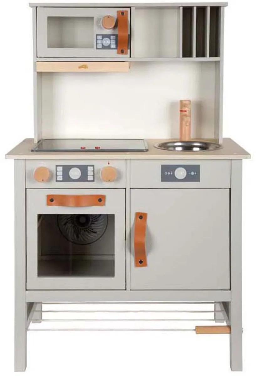 Small Foot Houten Speelkeuken Tasty Grijs - Multikleur