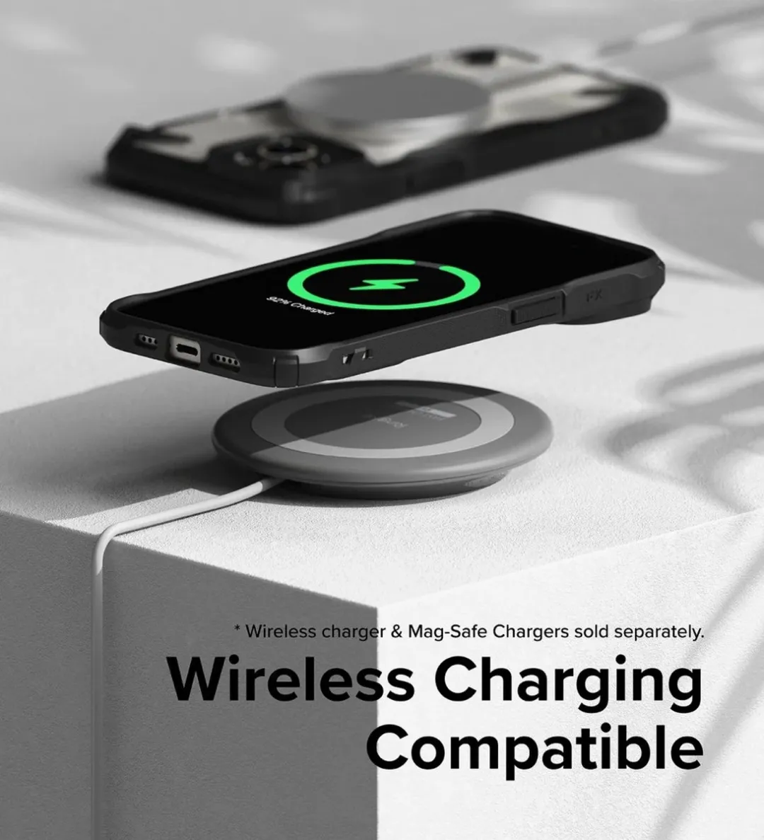 Ringke Fusion X Hoesje iPhone 15 - MagSafe - Matte Zwart
