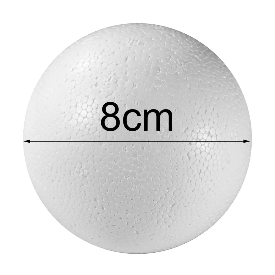 Rayher Piepschuim Bol Wit Ø8cm