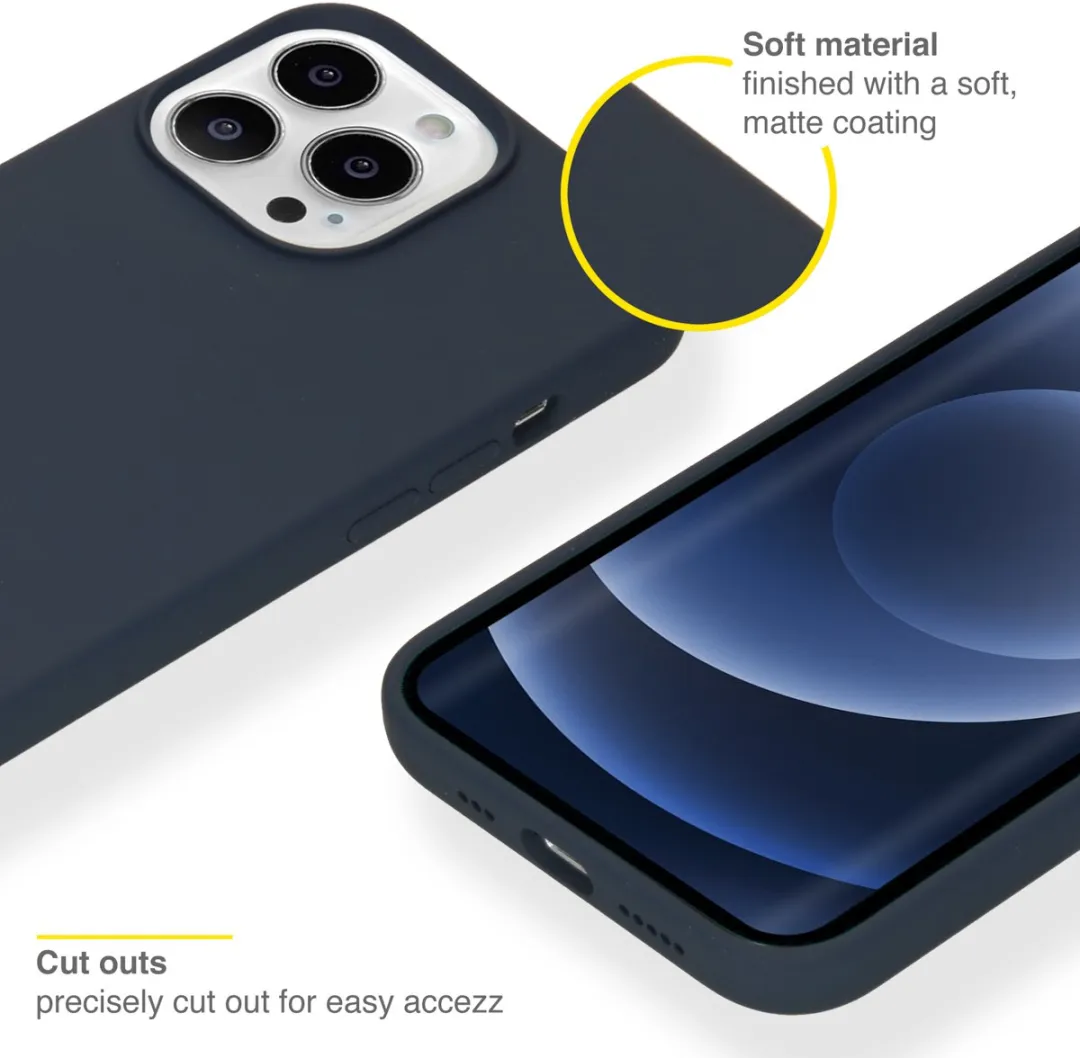 Accezz Hoesje iPhone 13 Pro Donkerblauw