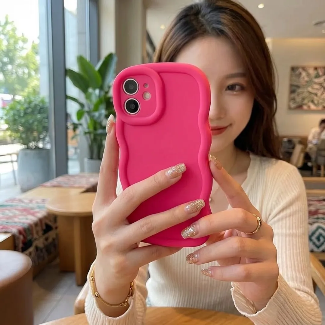 NUVEX iPhone 16 Plus Siliconen Hoesjes - 6 Stuks - Mintgroen/Zwart/Roz