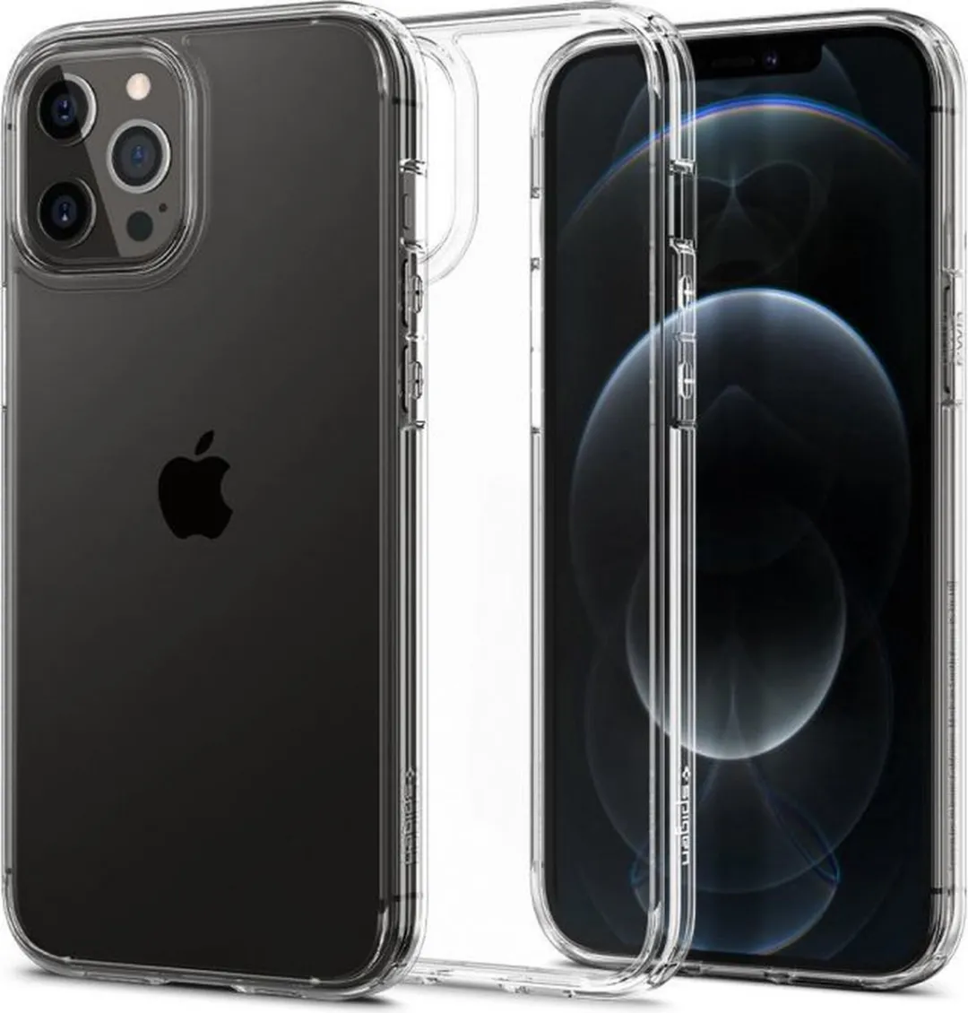 Spigen Crystal Hybrid ACS01476 Hoesje - iPhone 12 Pro Max - Transparant