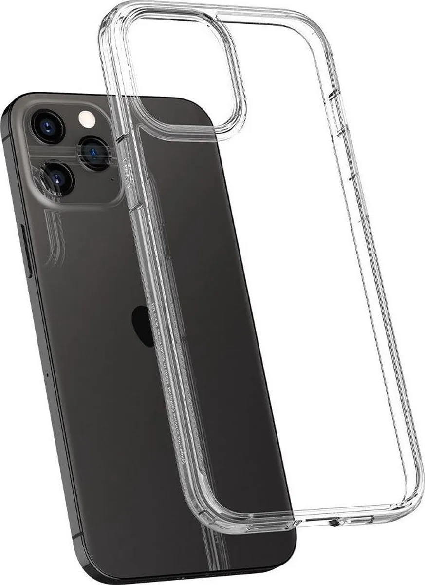 Spigen Crystal Hybrid ACS01476 Hoesje - iPhone 12 Pro Max - Transparant