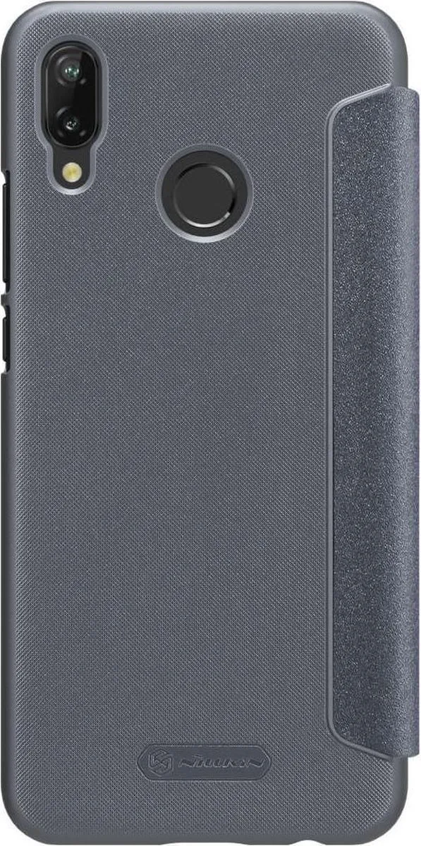 Nillkin Sparkle Series Leather Case Huawei P20 Lite - Zwart