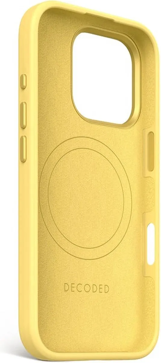 Decoded Siliconen Hoesje DEC2411 iPhone 15 Pro - Geel
