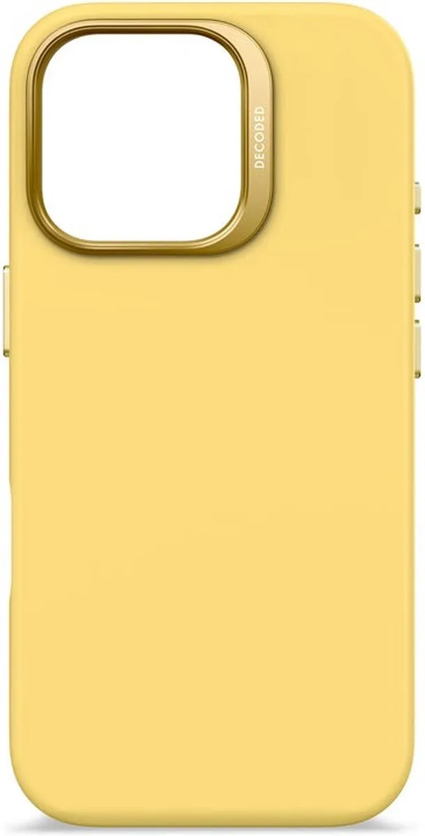 Decoded Siliconen Hoesje DEC2411 iPhone 15 Pro - Geel
