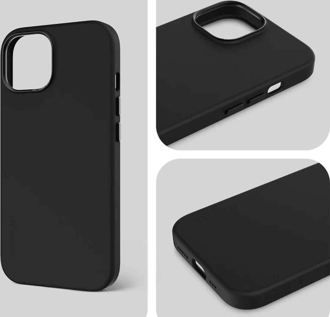 Decoded D24IPO15PLBCS9GE Siliconen Hoesje iPhone 15 Plus - Graphine Zwart - afbeelding 3 van 6
