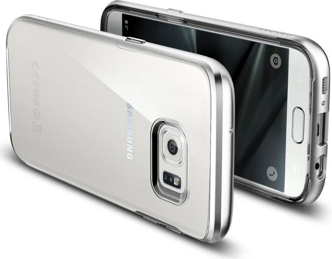 Spigen Neo Hybrid Crystal Hoesje Samsung Galaxy S7 - Zilver - afbeelding 6 van 6