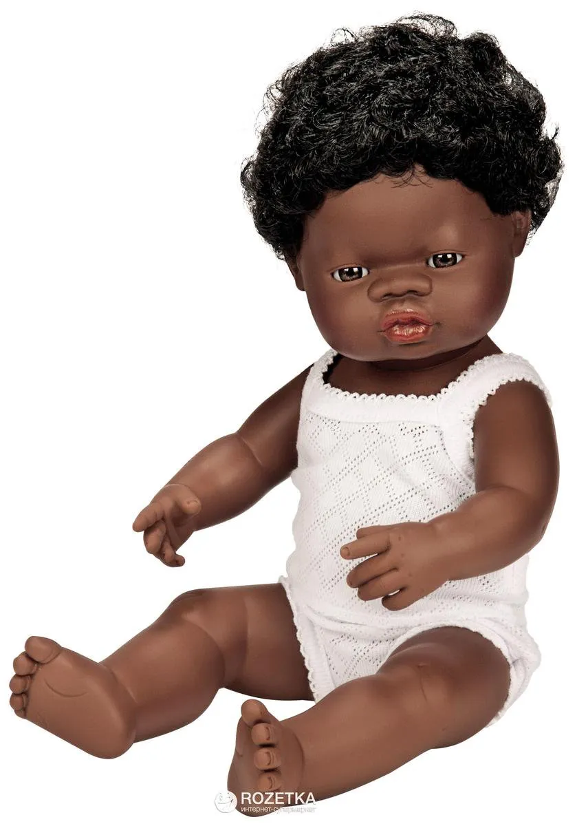 Miniland Babypop Afrikaans Meisje 38cm