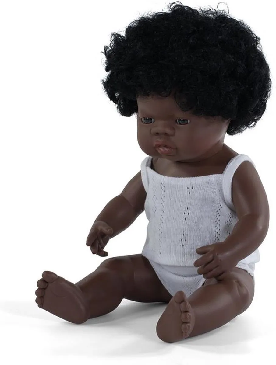 Miniland Babypop Afrikaans Meisje 38cm - 31154