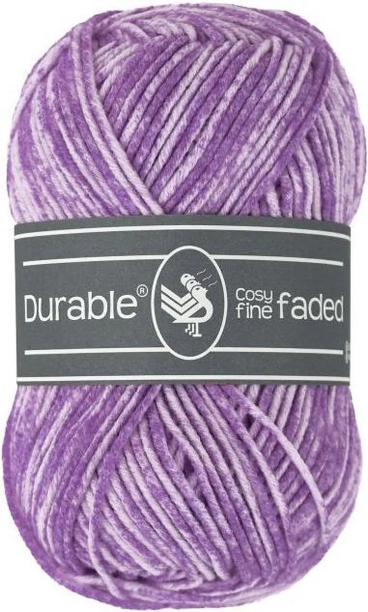 Durable Cosy Fine Faded Light Purple