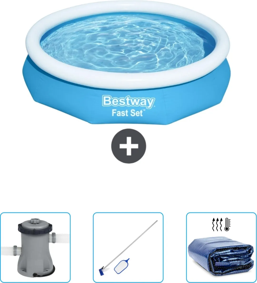Bestway Fast Set Rond Zwembad 305x66cm