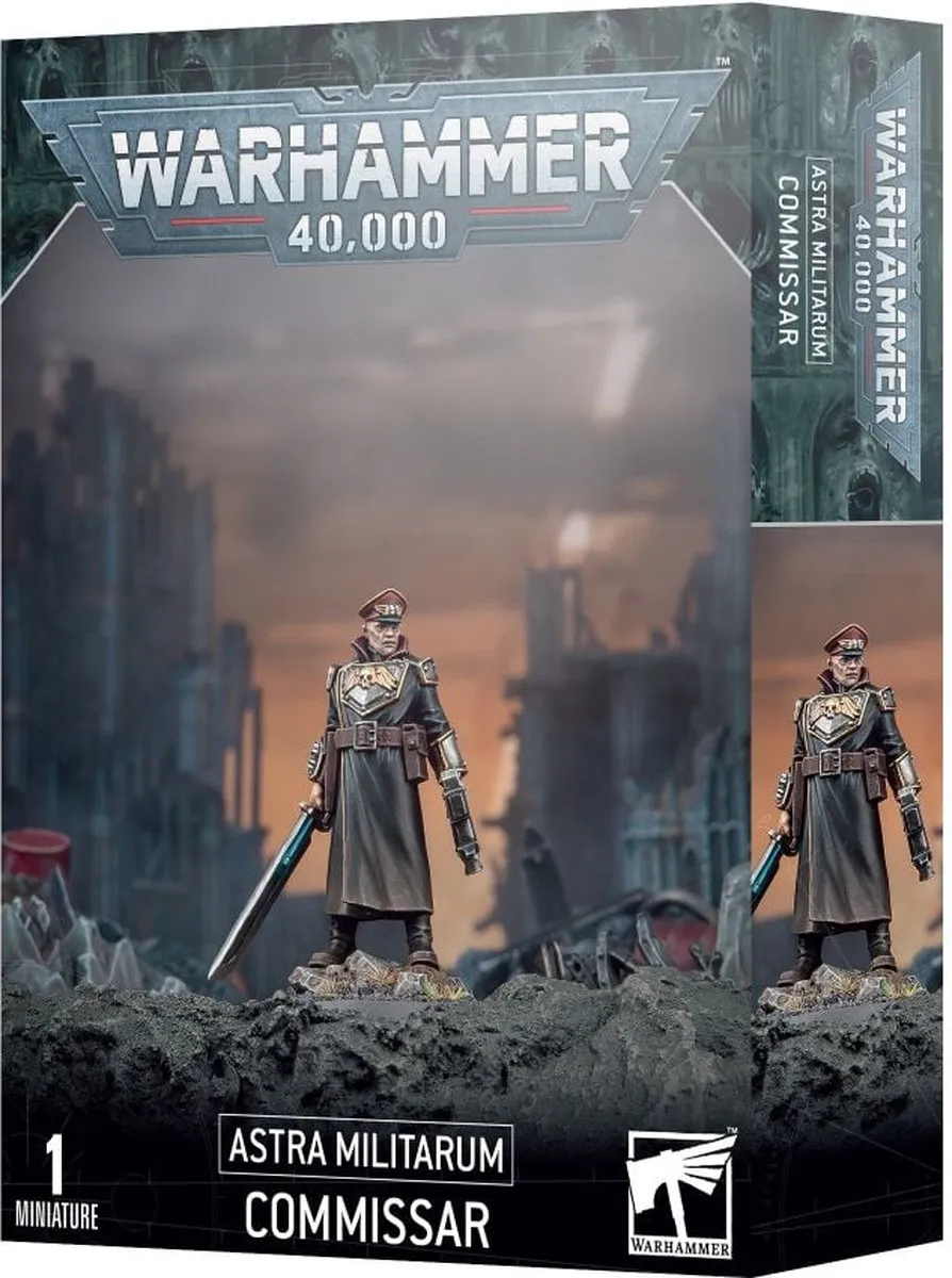 Games Workshop Astra Militarum Commissar - 12 Onderdelen