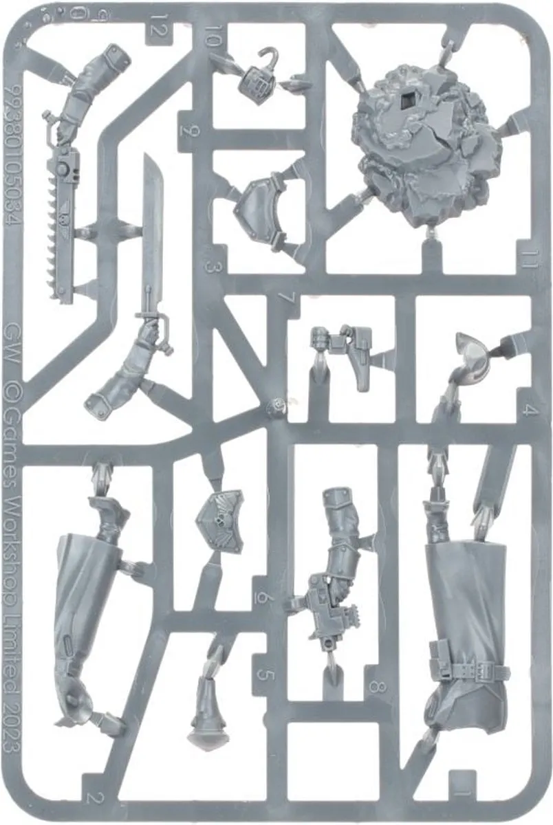 Games Workshop Astra Militarum Commissar - 12 Onderdelen